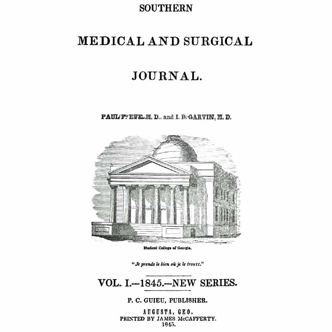 S Med Surg J-1845-V-1