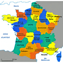 Map of France