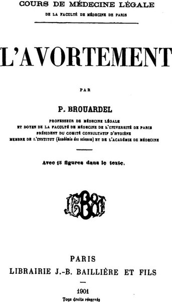 1901 - BROUARDEL